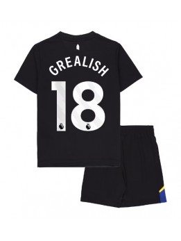 Detské Futbalové oblečenie Everton Jack Grealish #18 2025-26 Krátky Rukáv - Tretina (+ trenírky)